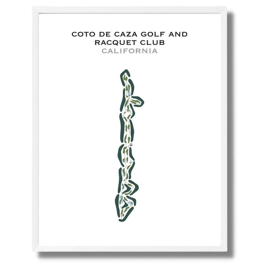 Coto de Caza Golf & Racquet Club, California - Printed Golf Courses
