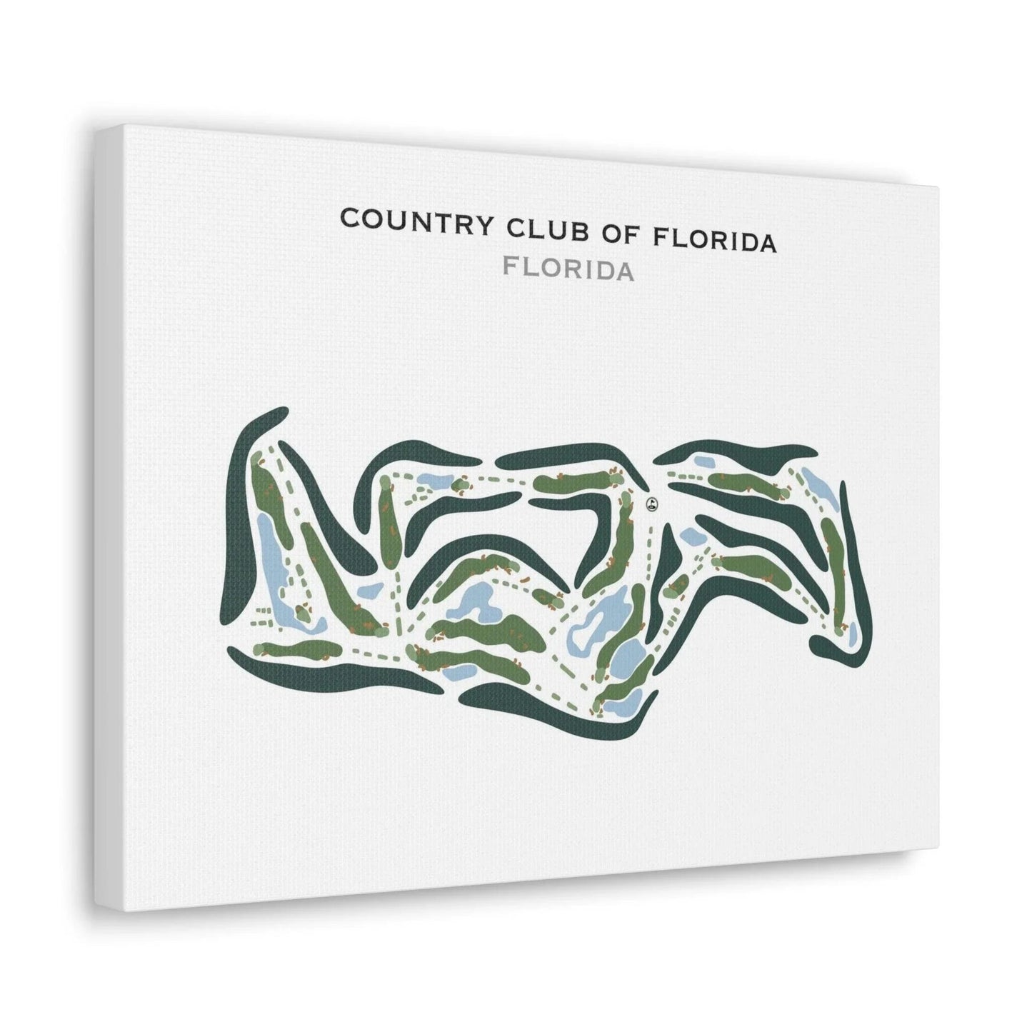 Country Club of Florida, Florida - Printed Golf Course