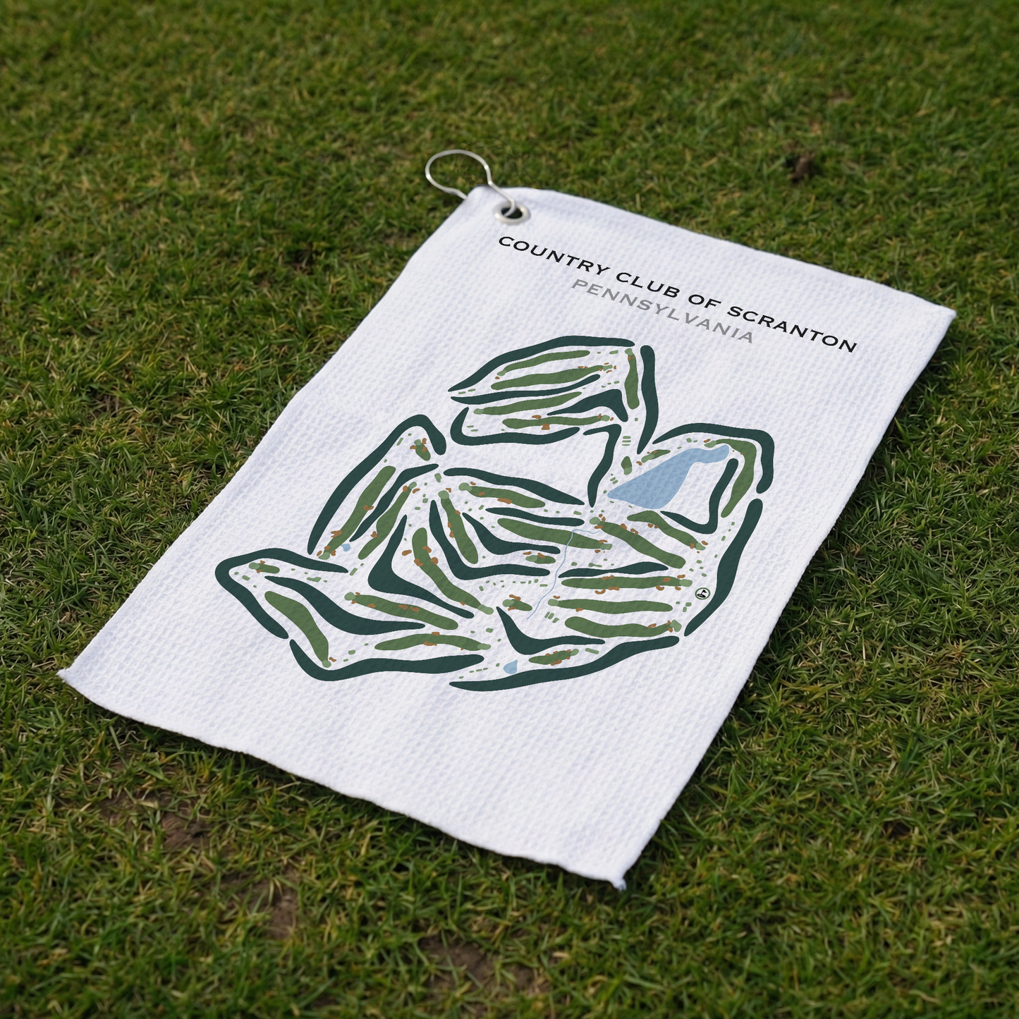 Country Club of Scranton, Pennsylvania - Printed Golf Courses