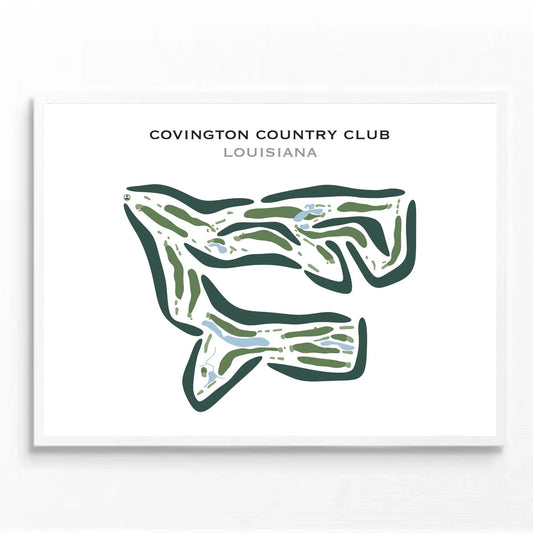 Covington Country Club, Louisiana - Printed Golf Courses