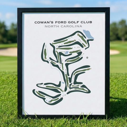 Cowan’s Ford Golf Club, North Carolina - Printed Golf Courses