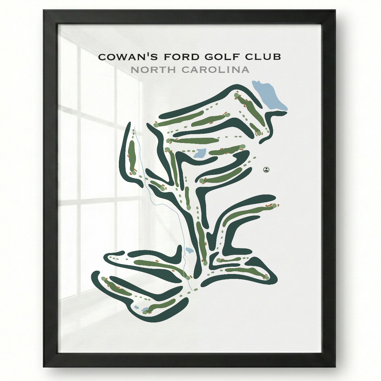 Cowan’s Ford Golf Club, North Carolina - Printed Golf Courses