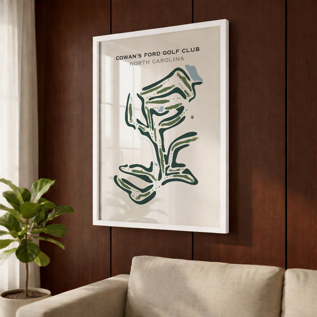 Cowan’s Ford Golf Club, North Carolina - Printed Golf Courses