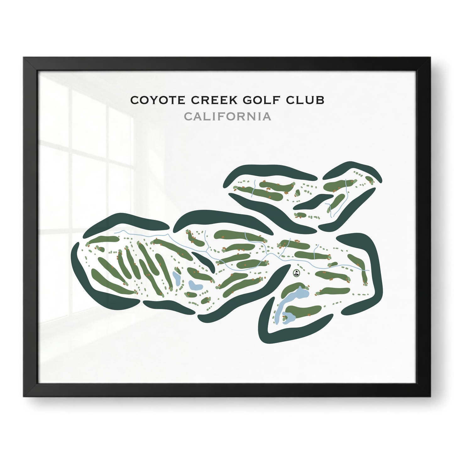 Coyote Creek Golf Club, California - Printed Golf Courses
