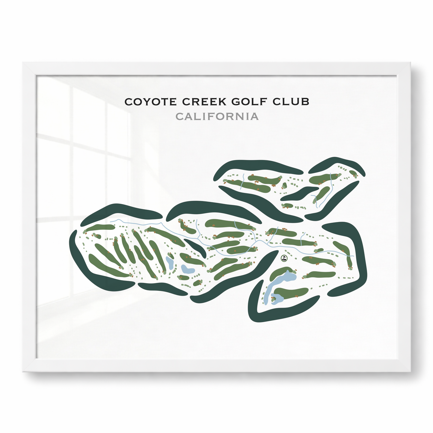 Coyote Creek Golf Club, California - Printed Golf Courses