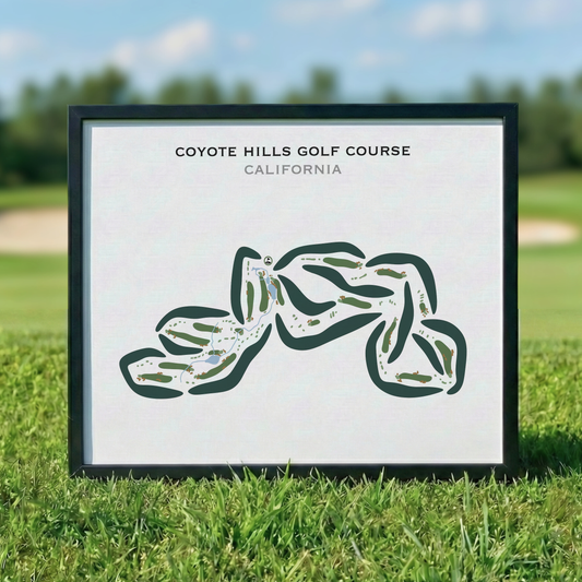 Coyote Hills Golf Course, California - Printed Golf Courses