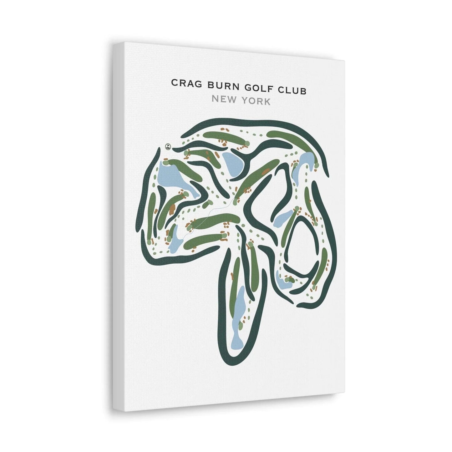 Crag Burn Golf Club, New York - Printed Golf Courses