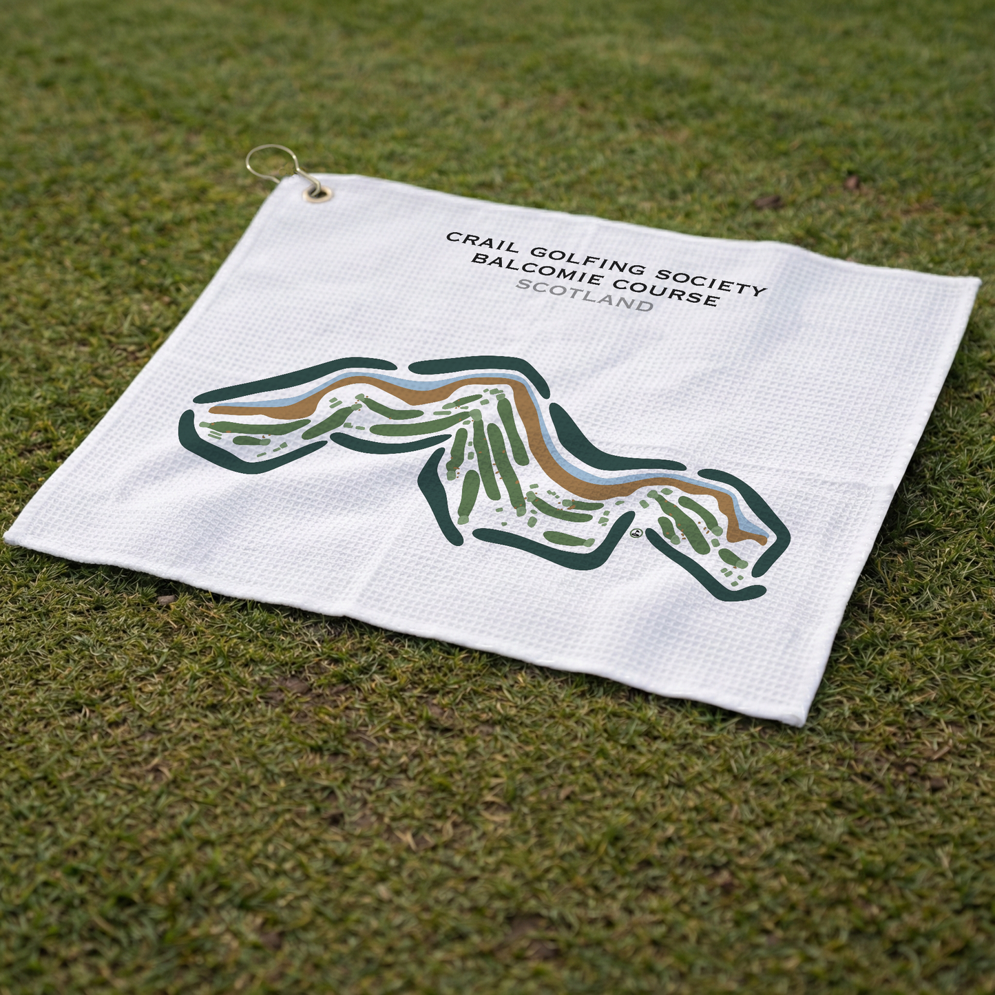Crail Golfing Society Balcomie Course, Scotland - Printed Golf Courses