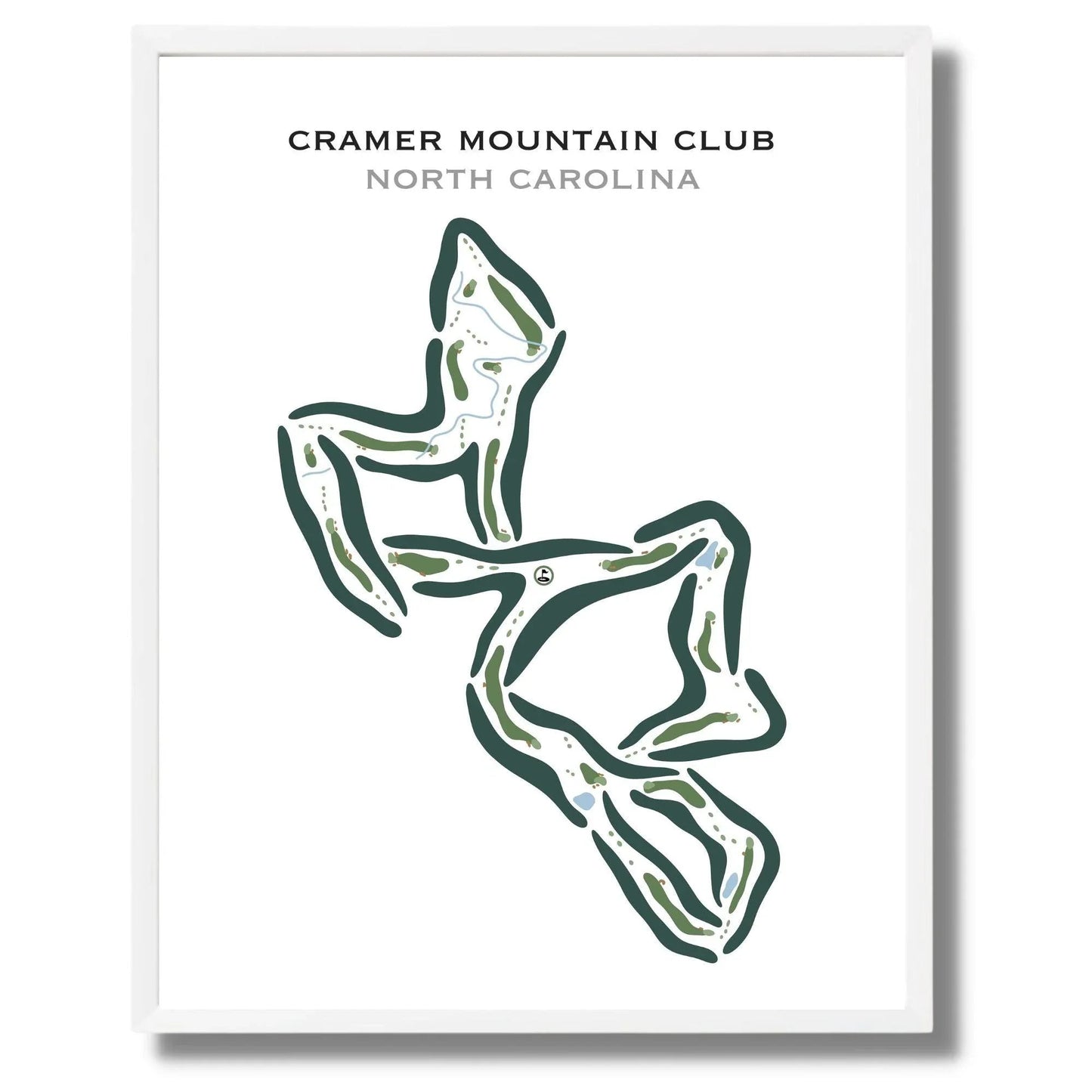 Cramer Mountain Club, North Carolina - Printed Golf Courses