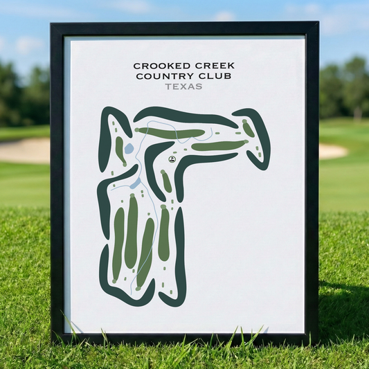 Crooked Creek Country Club, Texas - Printed Golf Courses