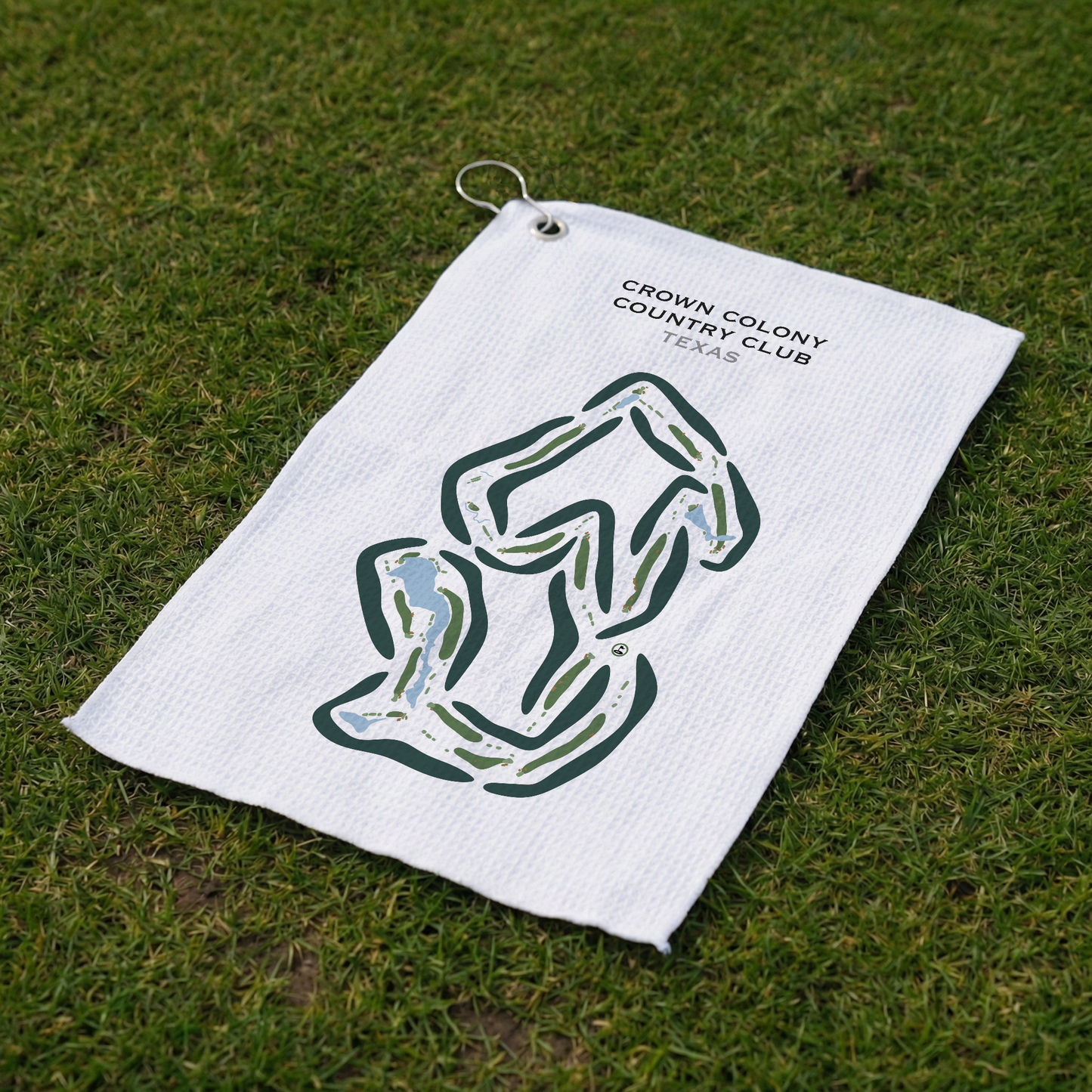 Crown Colony Country Club, Texas - Printed Golf Courses