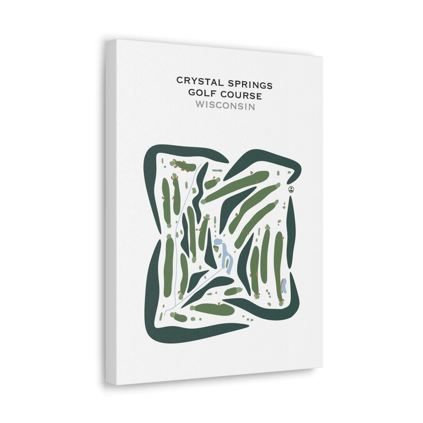 Crystal Springs Golf Course, Wisconsin - Printed Golf Courses