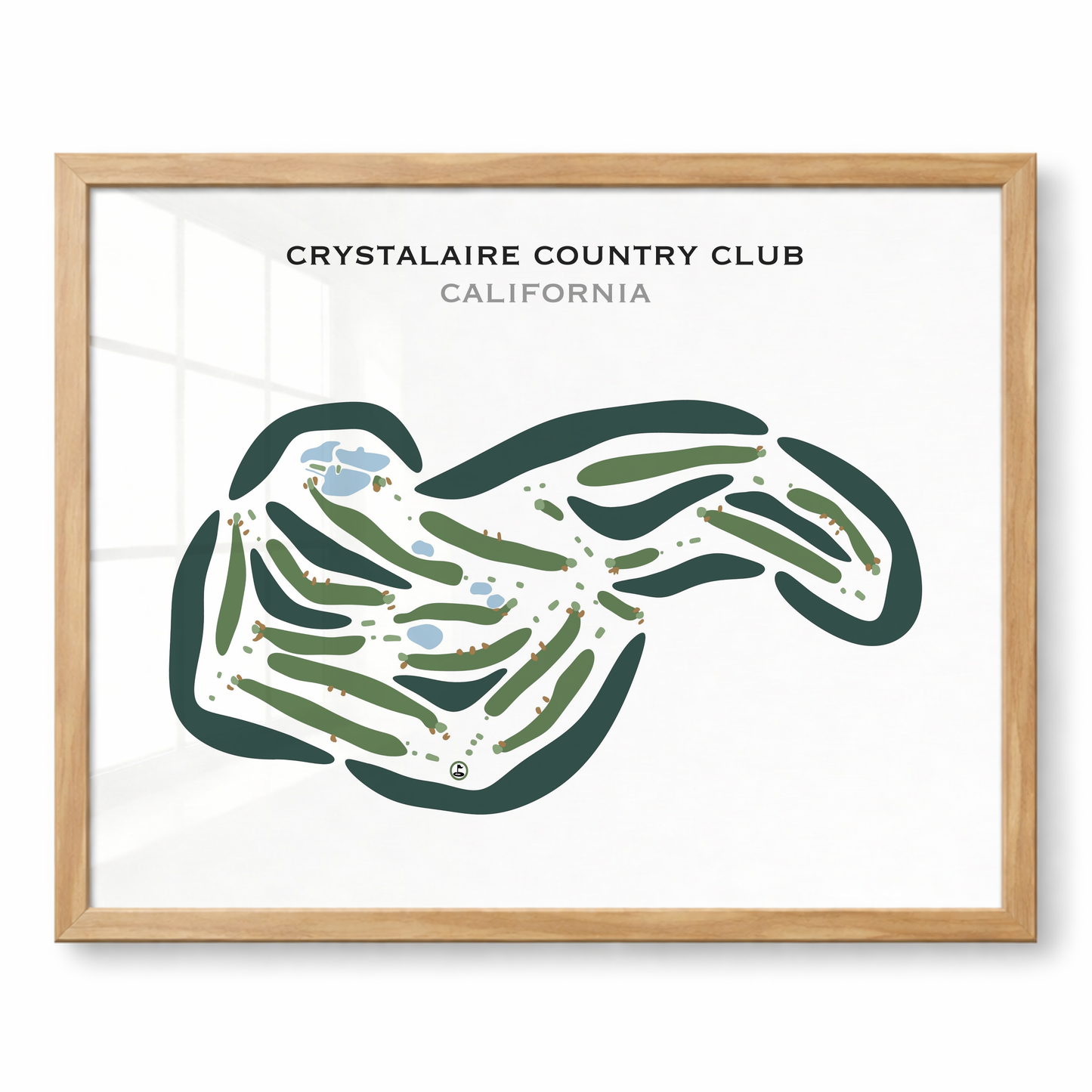 Crystalaire Country Club, California - Printed Golf Courses