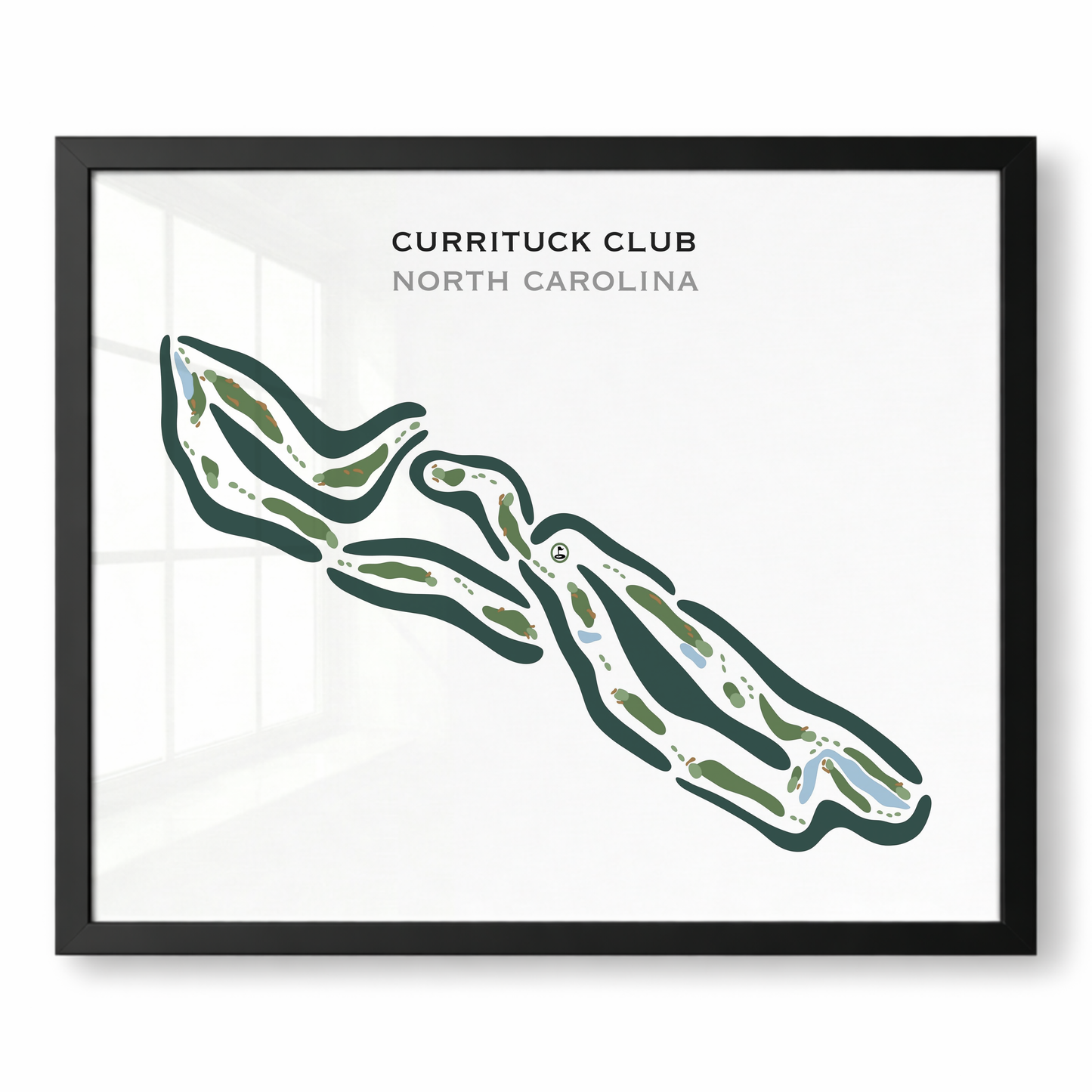 Currituck Club, North Carolina - Printed Golf Courses
