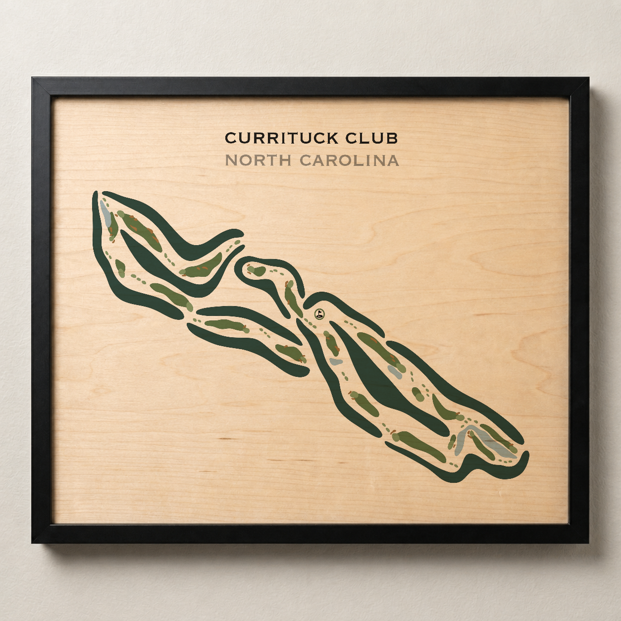 Currituck Club, North Carolina - Printed Golf Courses