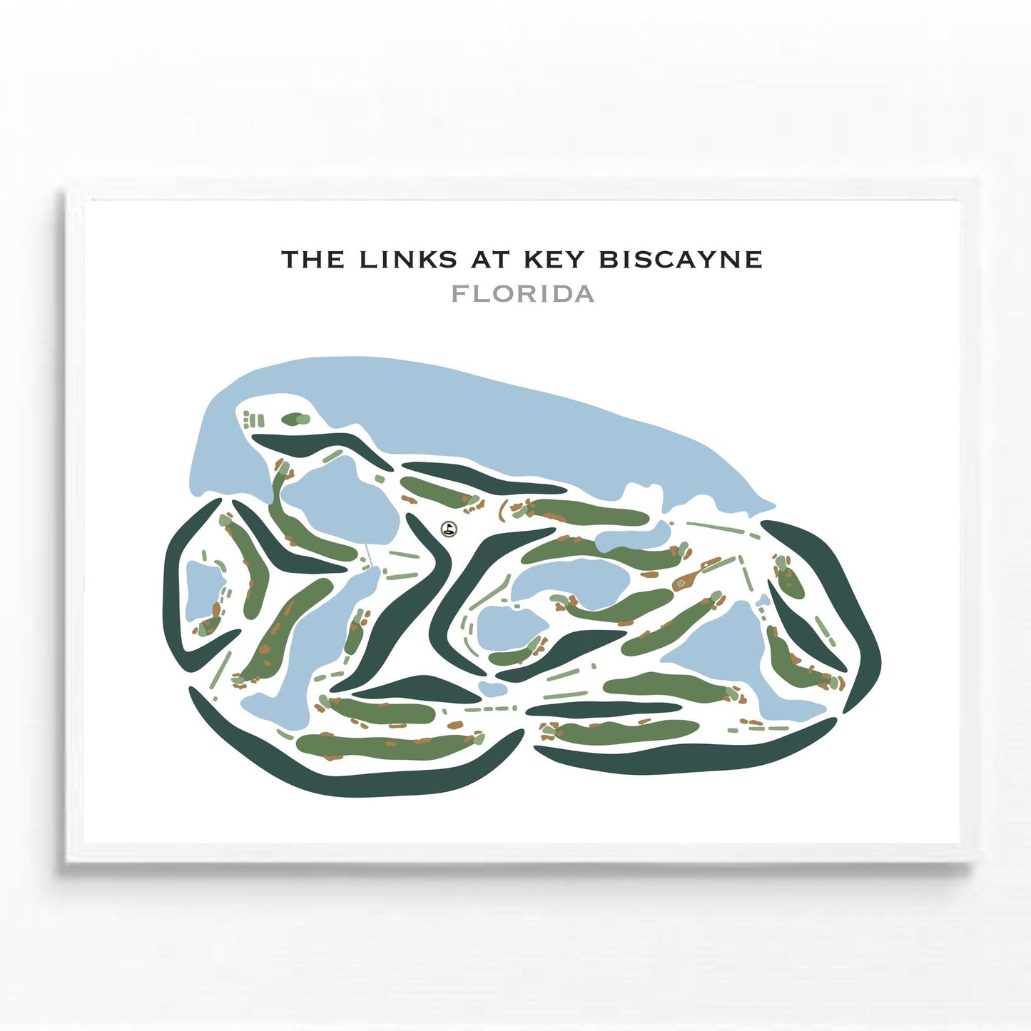 The Links at Key Biscayne, Florida - Printed Golf Courses
