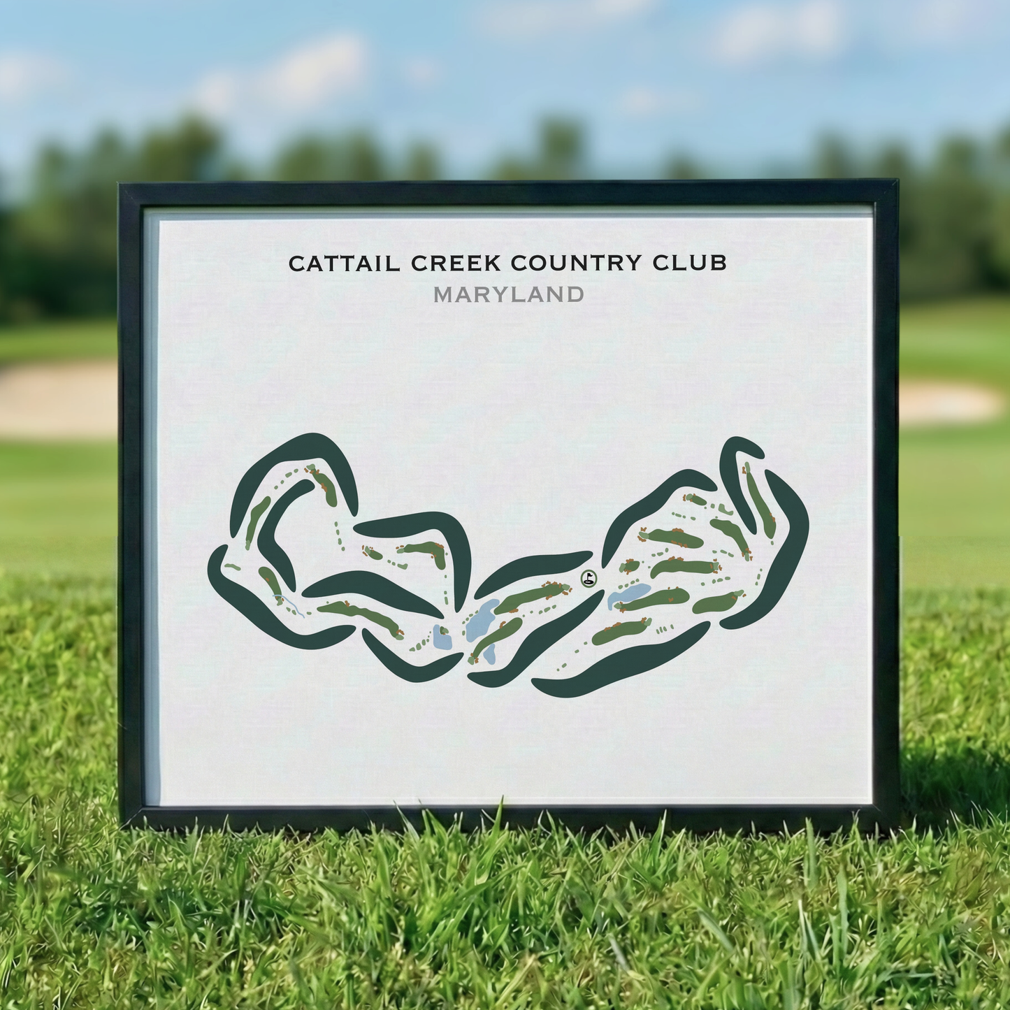 Cattail Creek Country Club, Maryland - Printed Golf Courses