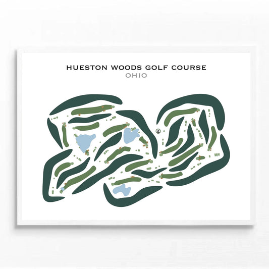 Hueston Woods Golf Course, Ohio (Landscape) - Printed Golf Courses