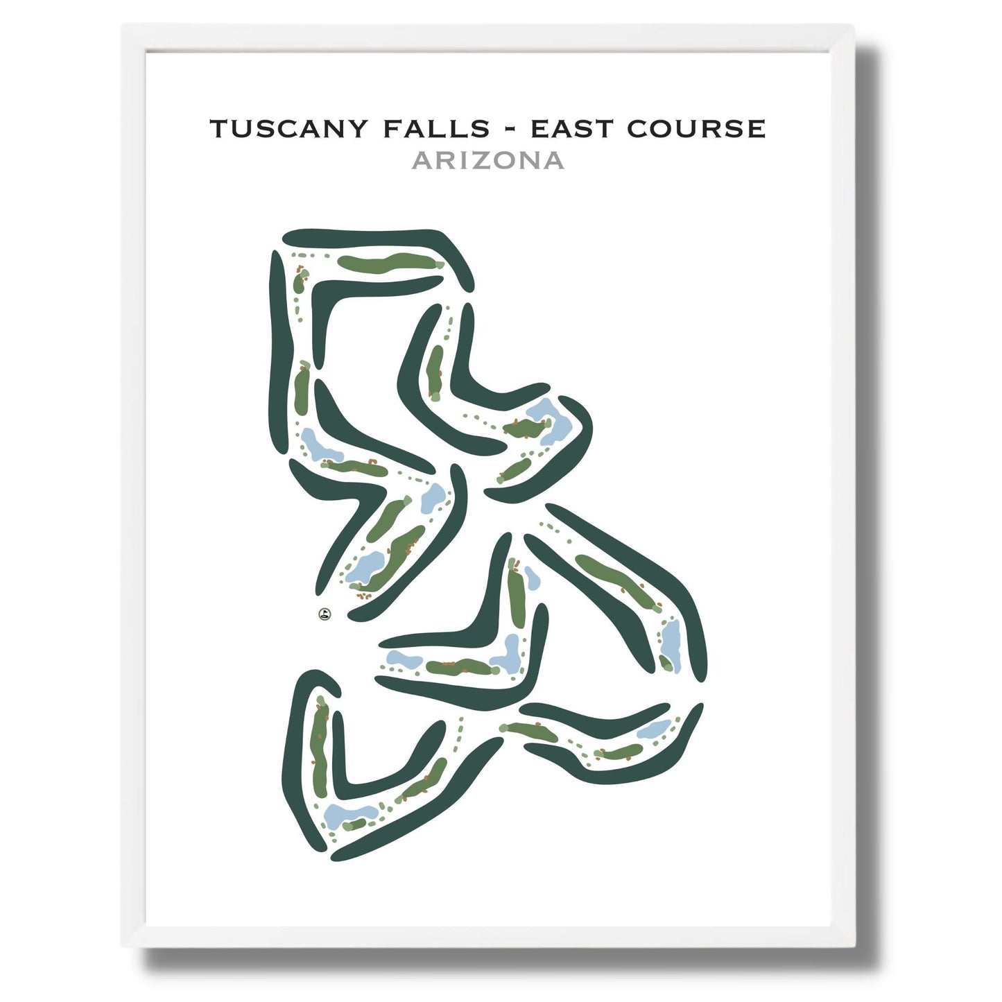 Tuscany Falls – East Course, Arizona - Printed Golf Courses