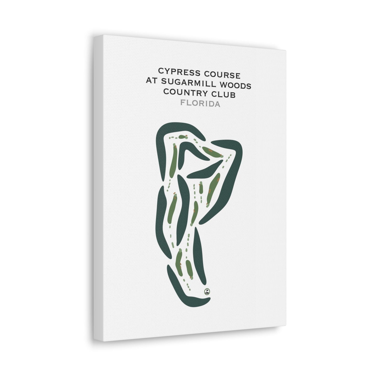 Cypress Course at Sugarmill Woods Country Club, Florida - Printed Golf Courses