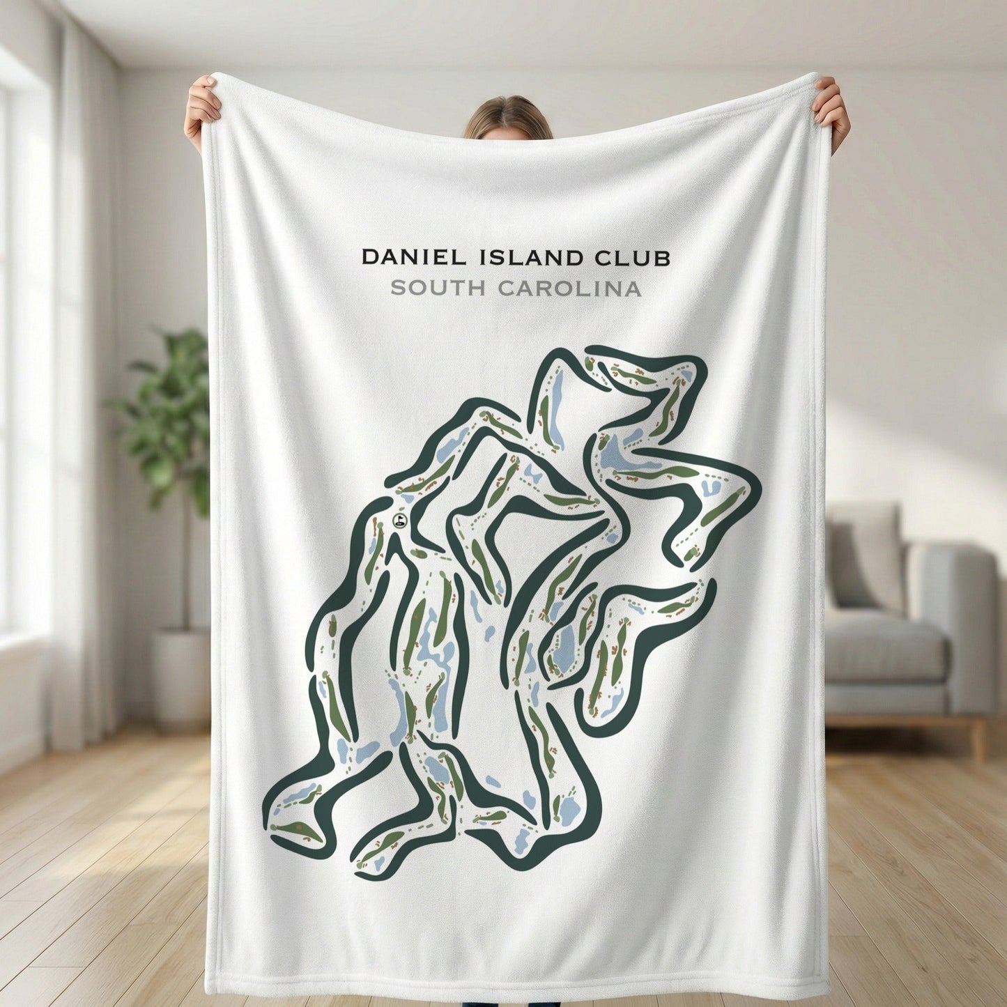Daniel Island Golf Course, South Carolina - Printed Golf Courses