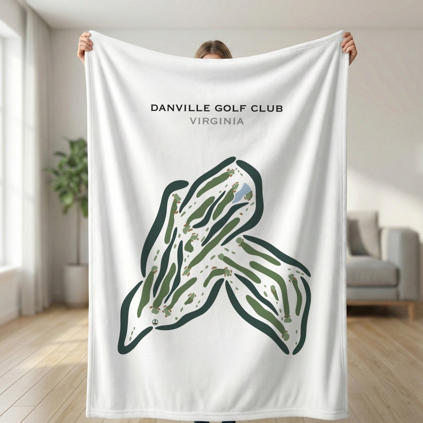 Danville Golf Club, Virginia - Printed Golf Courses