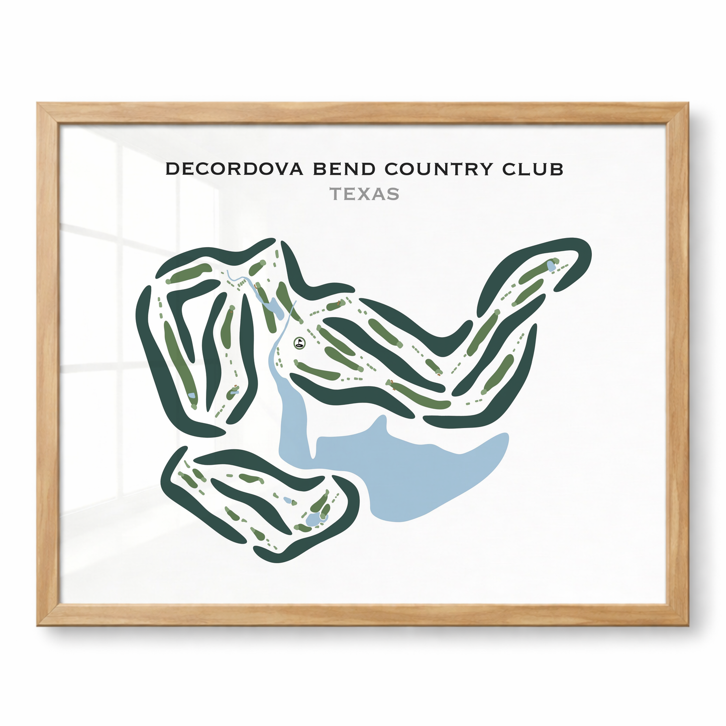Decordova Bend Country Club, Texas - Printed Golf Courses