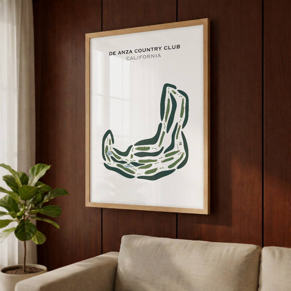 De Anza Country Club, California - Printed Golf Courses