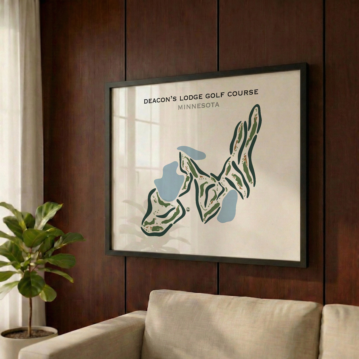 Deacon's Lodge Golf Course, Minnesota - Printed Golf Courses