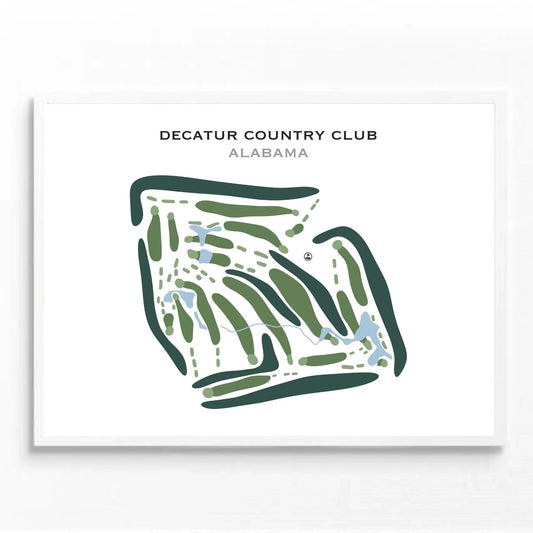 Decatur Country Club, Alabama - Printed Golf Courses