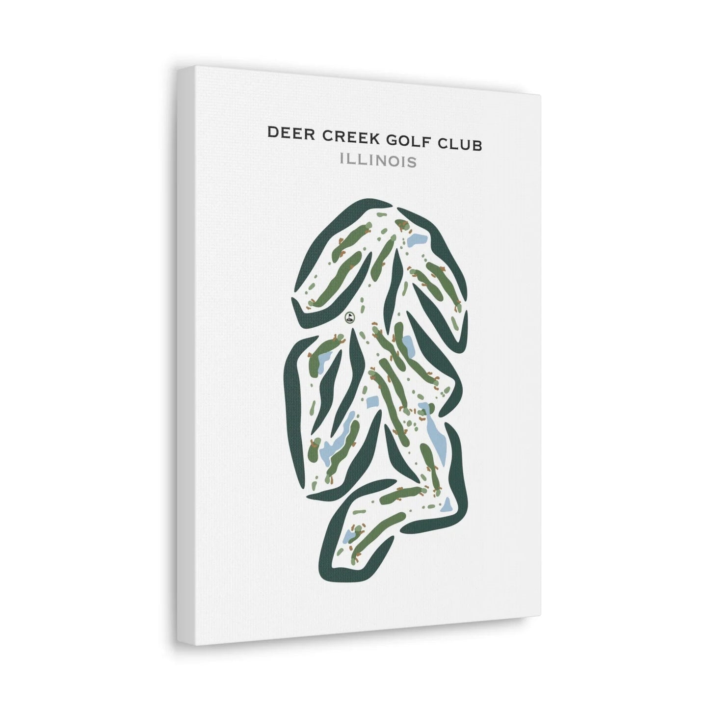 Deer Creek Golf Club, Illinois - Printed Golf Courses