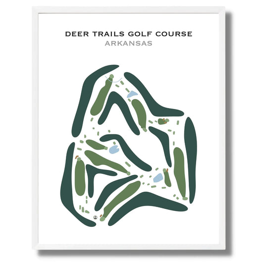 Deer Trails Golf Course, Arkansas - Printed Golf Courses