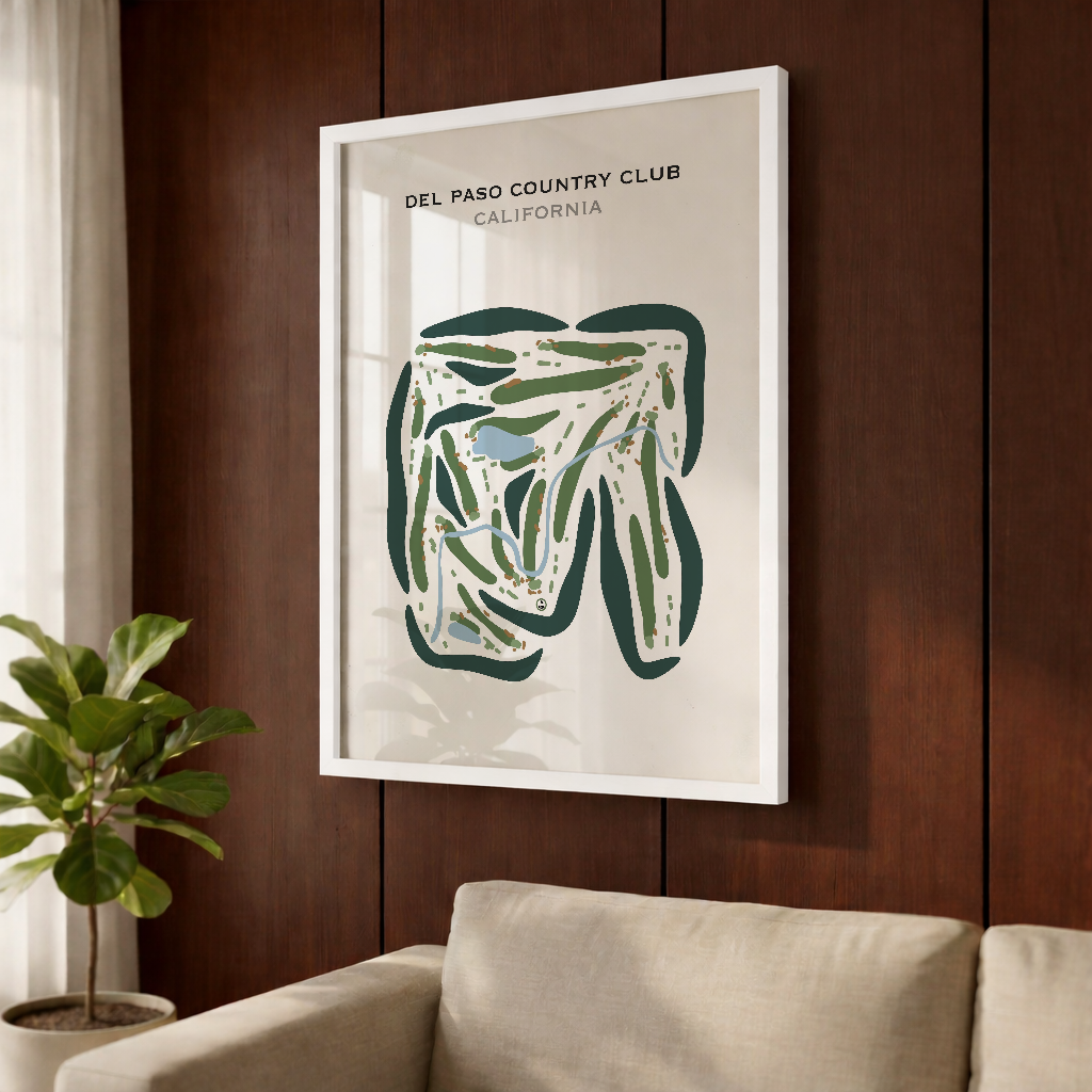 Del Paso Country Club, California - Printed Golf Courses