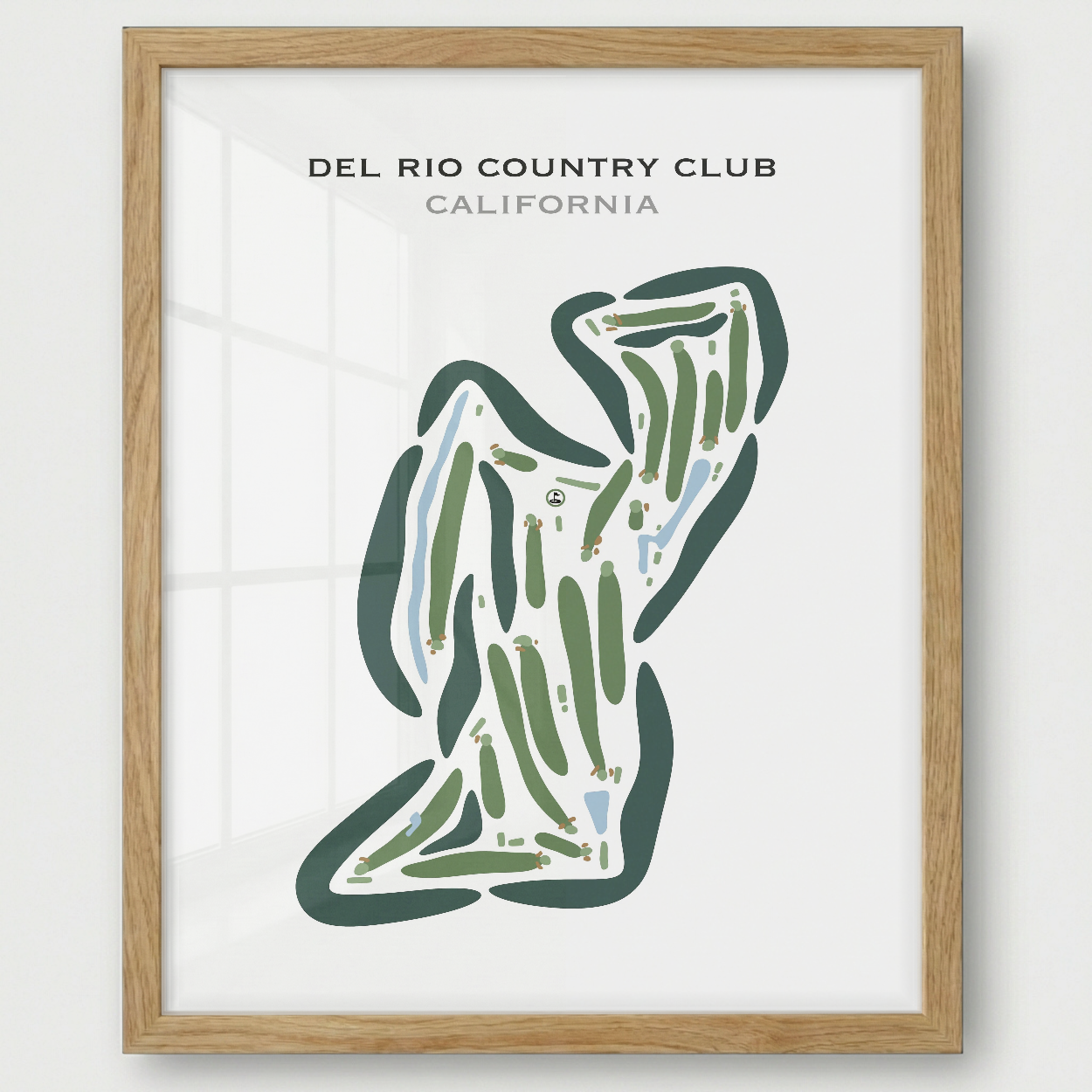 Del Rio Country Club, California - Printed Golf Courses