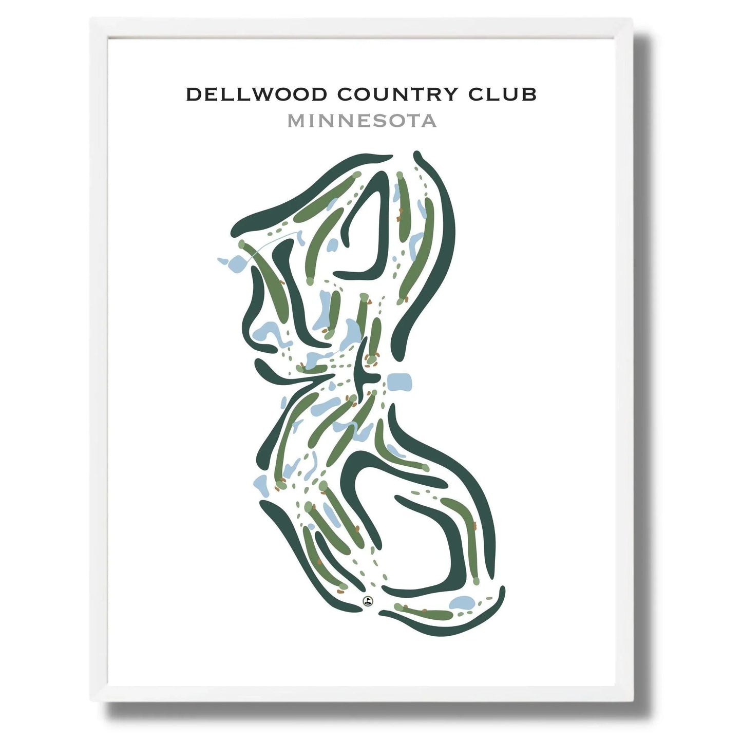 Dellwood Country Club, Minnesota - Printed Golf Courses