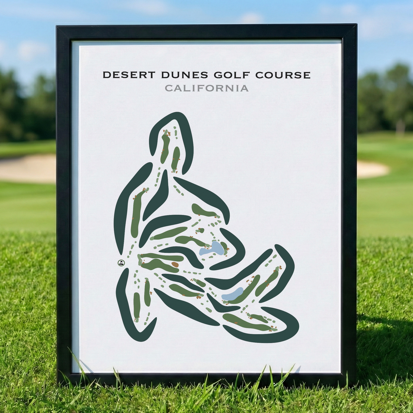Desert Dunes Golf Course, California - Printed Golf Courses