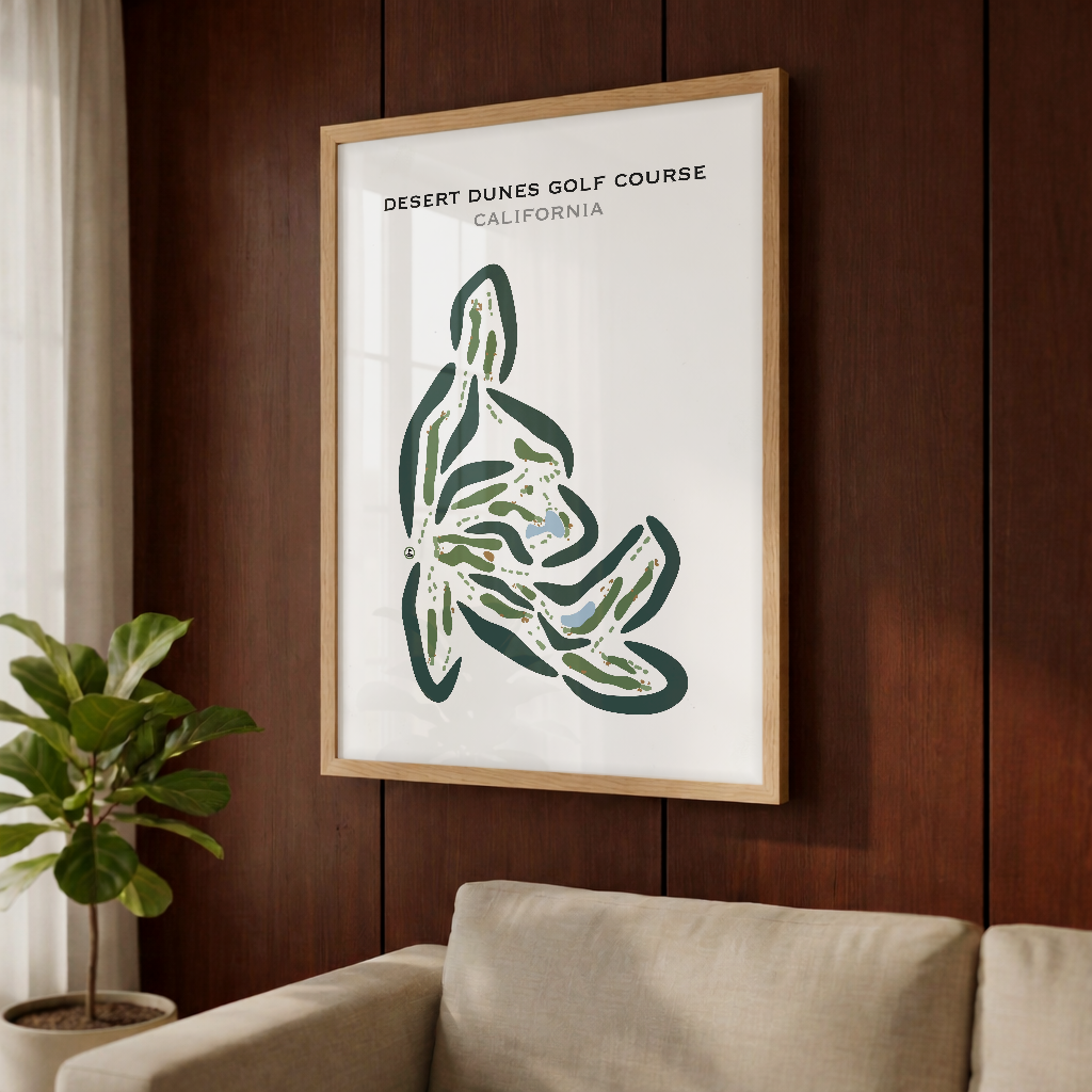 Desert Dunes Golf Course, California - Printed Golf Courses