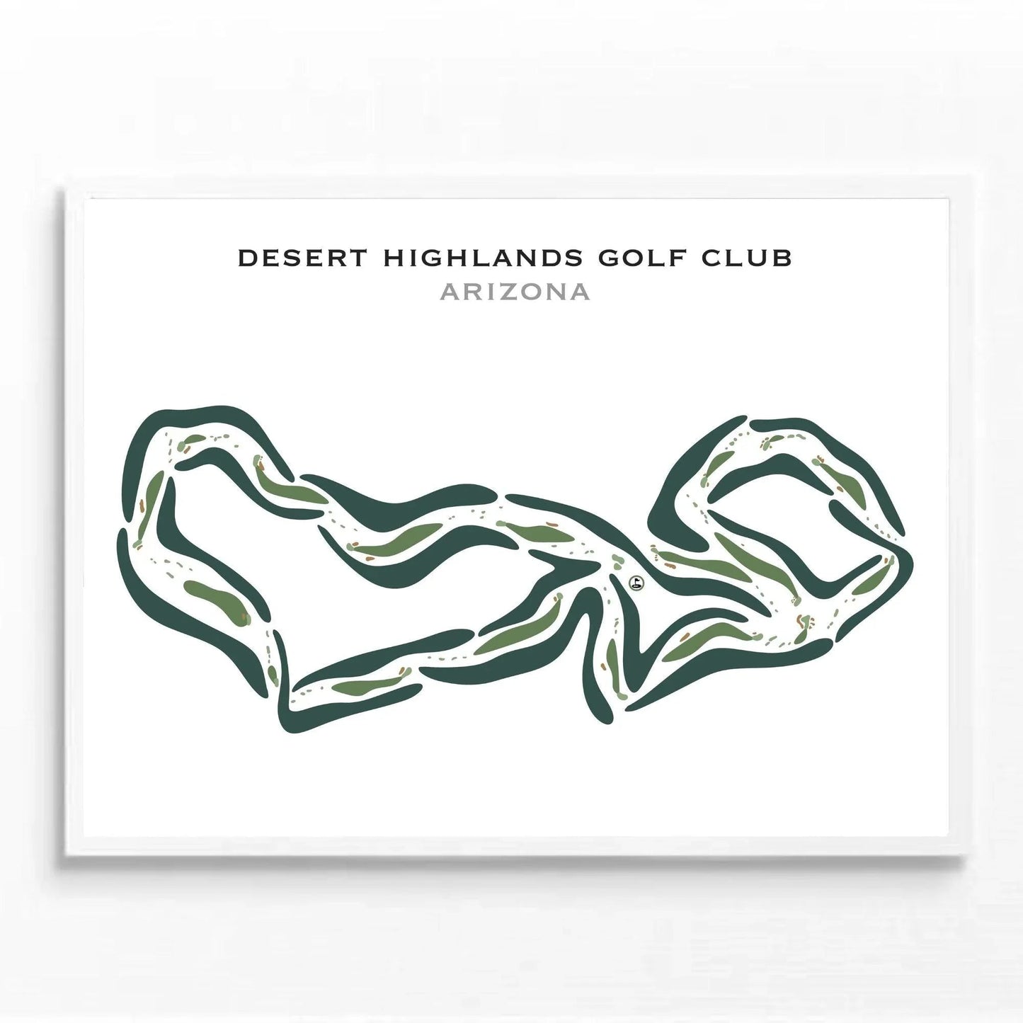 Desert Highlands Golf Club, Arizona - Printed Golf Courses