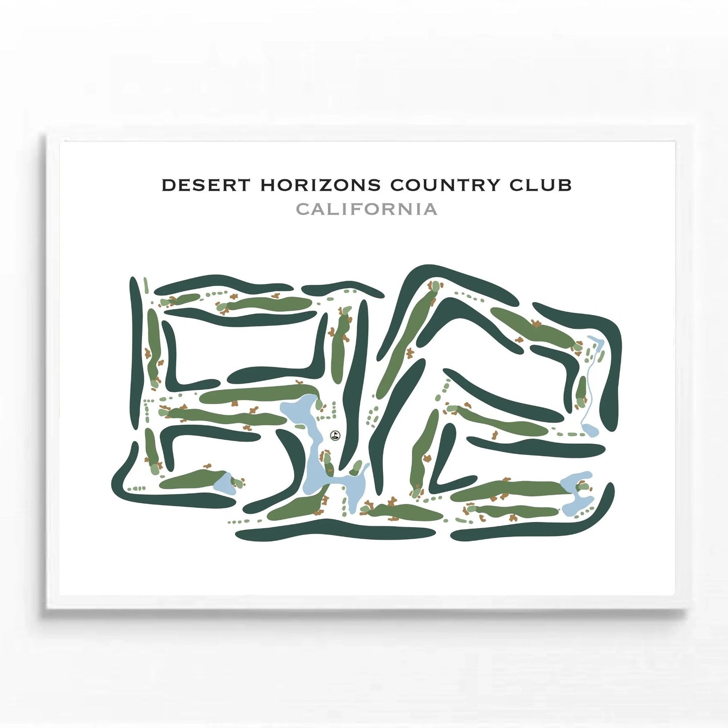 Desert Horizon Country Club, California - Printed Golf Course