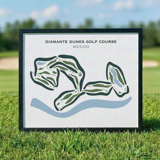 Diamante Dunes Golf Course, Mexico - Printed Golf Courses