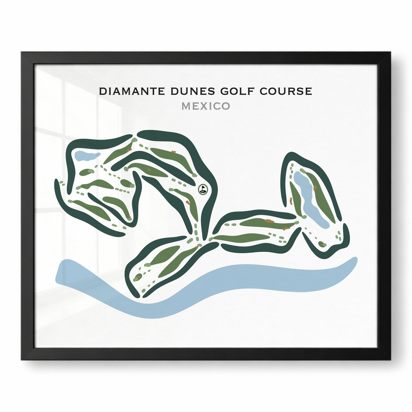 Diamante Dunes Golf Course, Mexico - Printed Golf Courses