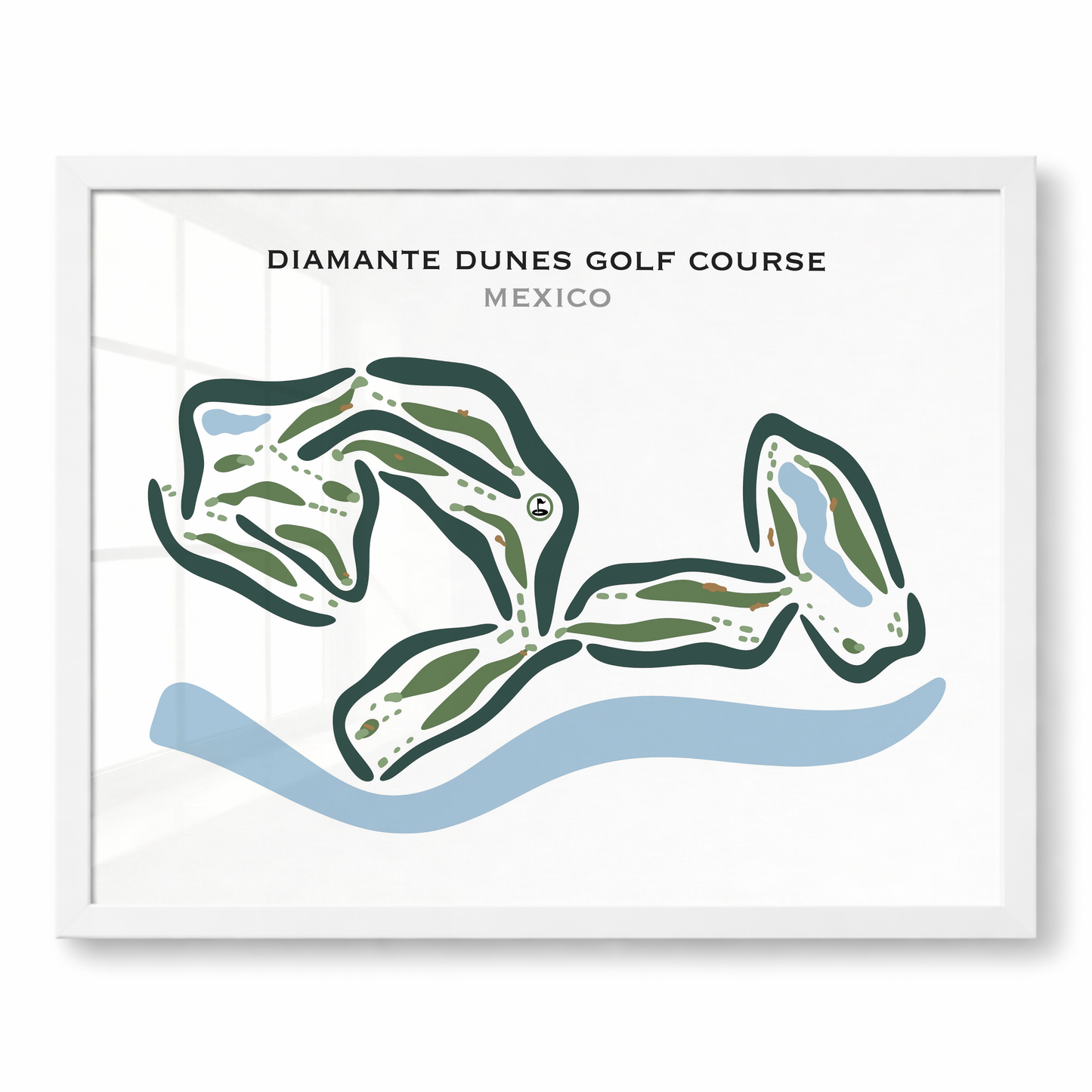 Diamante Dunes Golf Course, Mexico - Printed Golf Courses