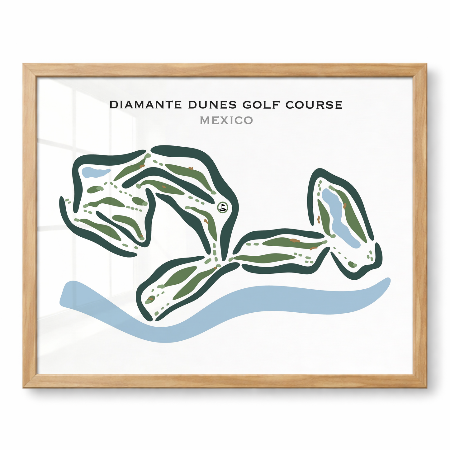 Diamante Dunes Golf Course, Mexico - Printed Golf Courses