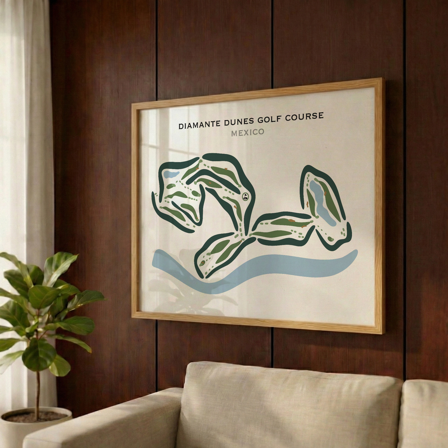 Diamante Dunes Golf Course, Mexico - Printed Golf Courses