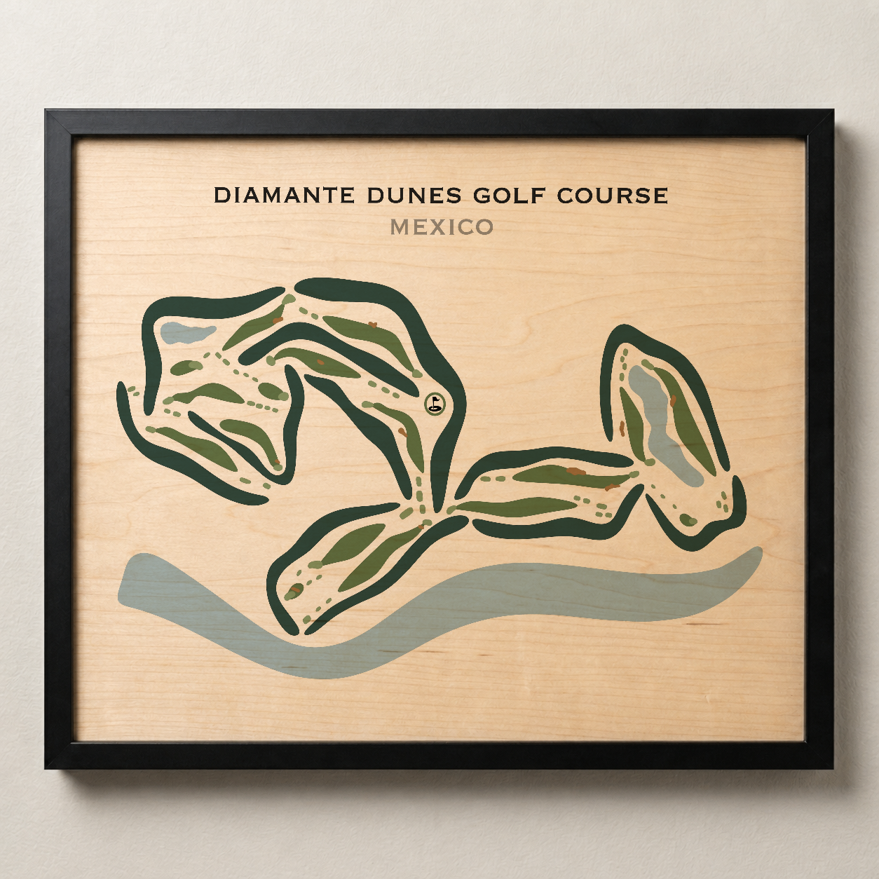 Diamante Dunes Golf Course, Mexico - Printed Golf Courses