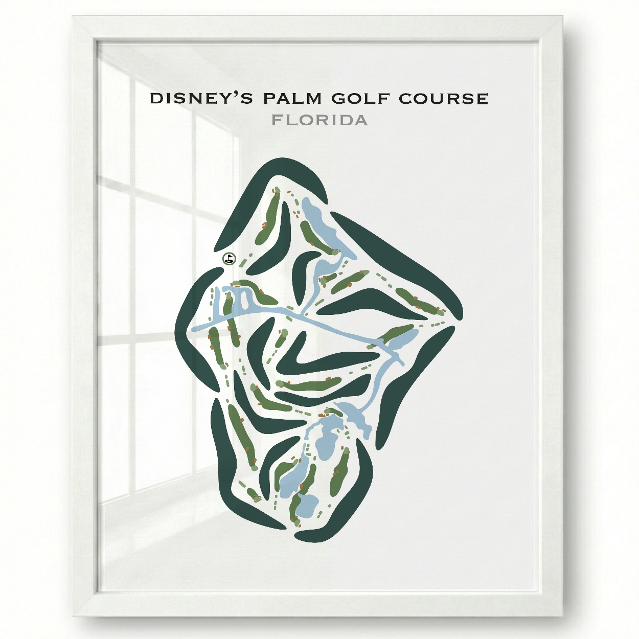 Disney's Palm Golf Course, Florida - Printed Golf Courses