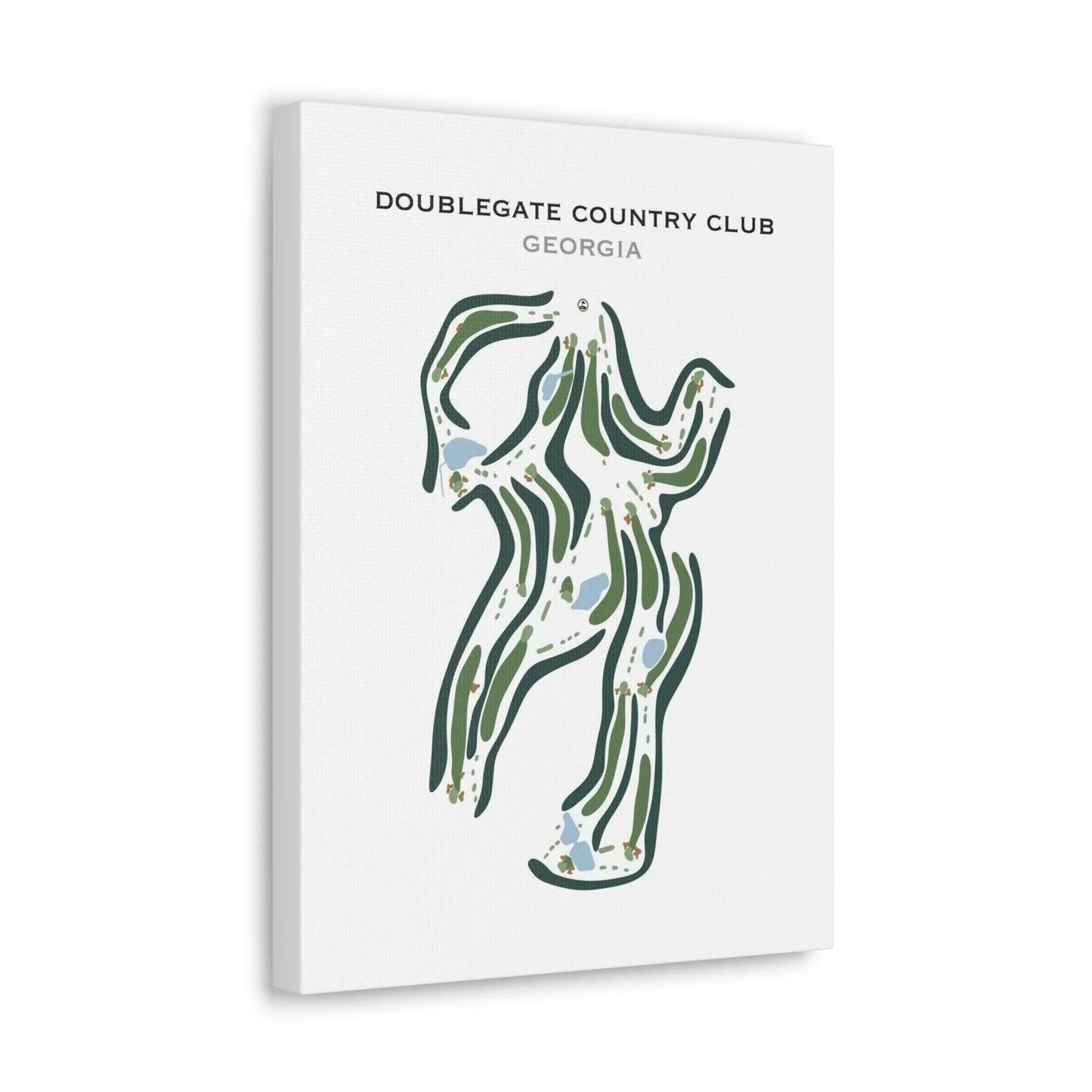 Doublegate Country Club, Georgia - Printed Golf Courses