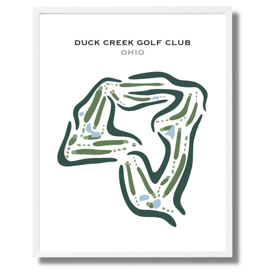 Duck Creek Golf Club, Ohio - Printed Golf Courses