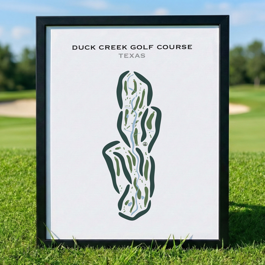 Duck Creek Golf Course, Texas - Printed Golf Courses