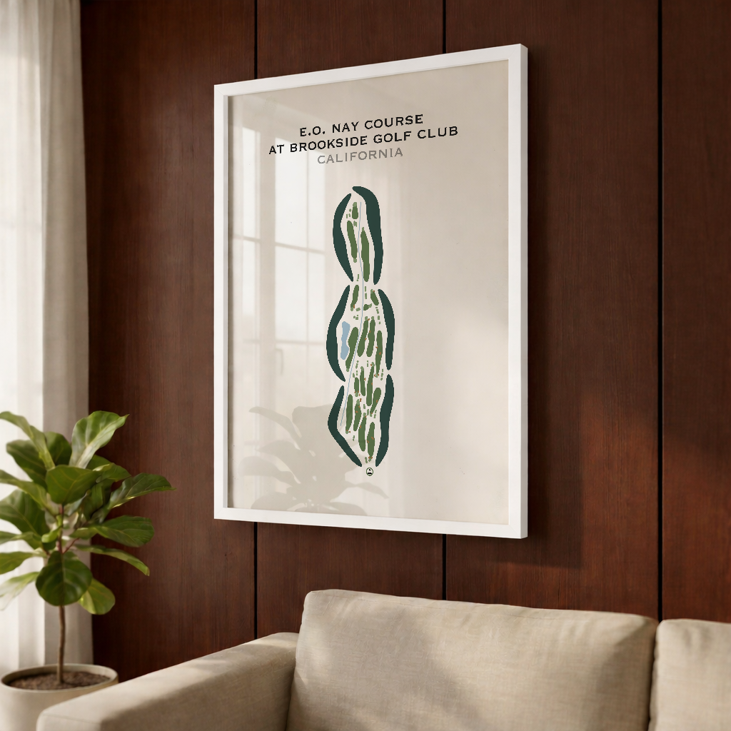 E.O. Nay Course at Brookside Golf Club, California - Printed Golf Courses